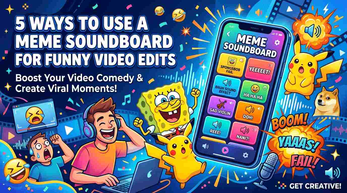 5 Ways to Use a Meme Soundboard for Funny Video Edits