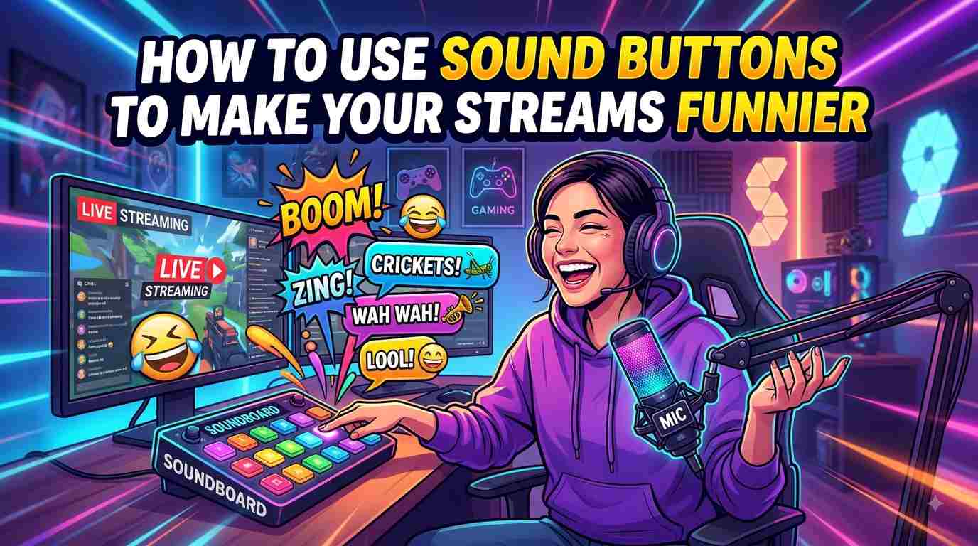 How to Use Sound Buttons to Make Your Streams Funnier