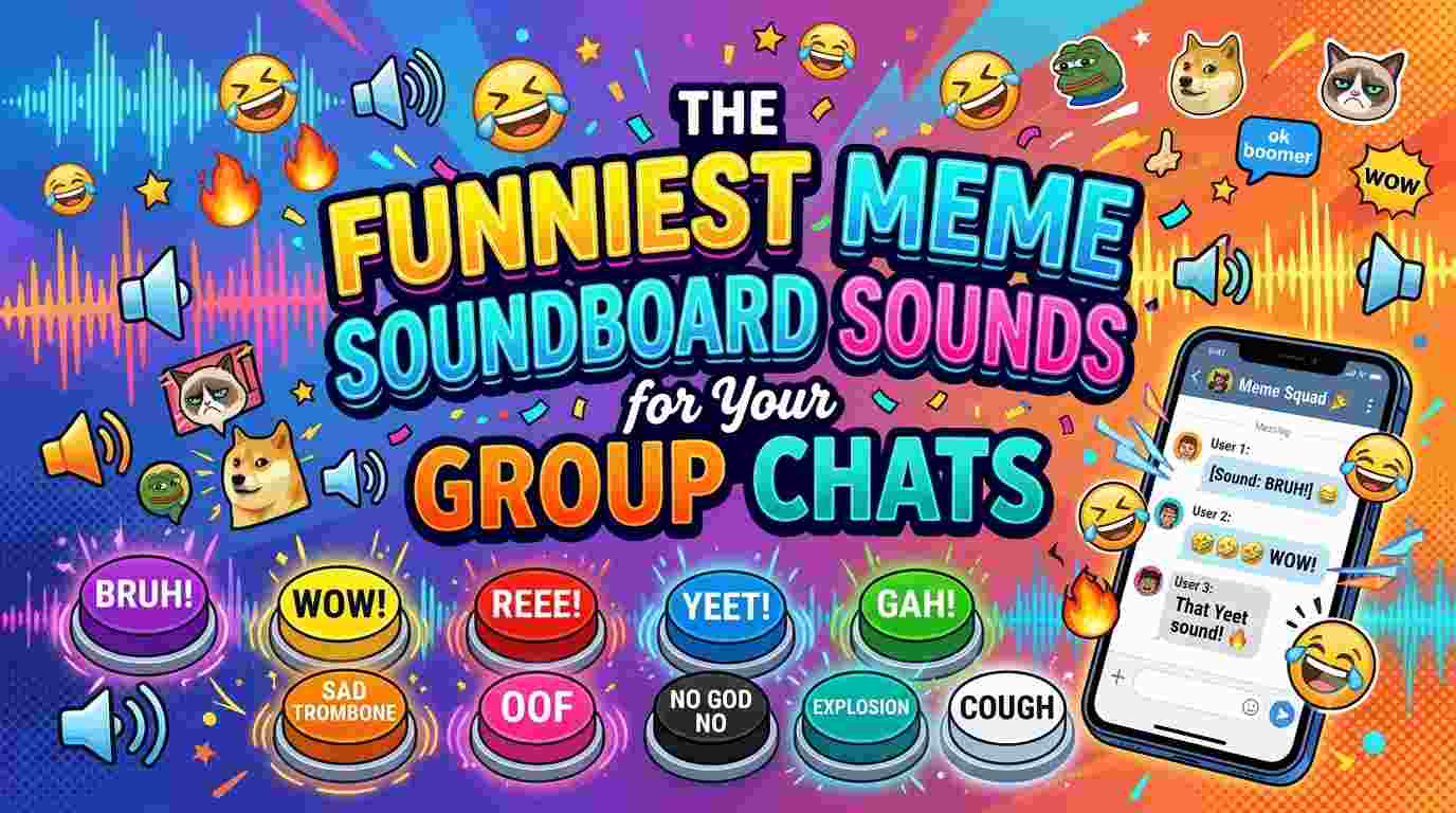 The Funniest Meme Soundboard Sounds for Your Group Chats